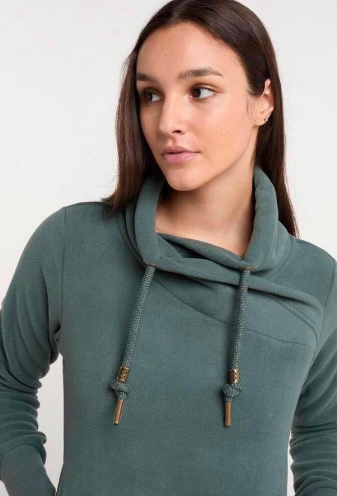 Ragwear vegan sweater trui fleece NESKA groen M-XXL, Ragwear, Ragwear, Maat 46/48 (XL) of groter, Nieuw