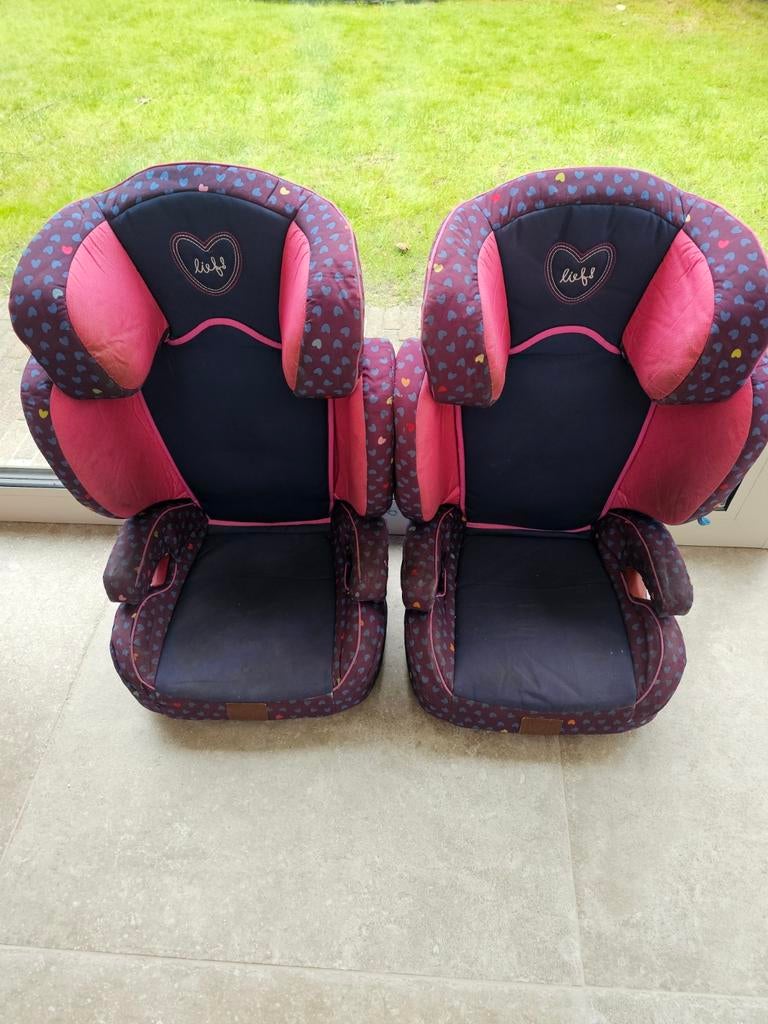 Lief! Autostoeltjes (2 stuks) - 15-36 kg, Kinderen en Baby's, Autostoeltjes, 15 t/m 36 kg, Zijbescherming, Ophalen, Overige merken