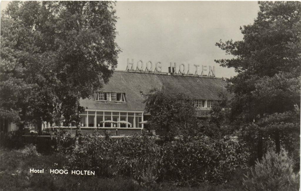 Hotel Hoog Holten - 196? gelopen, Ophalen of Verzenden, 1960 tot 1980, Gelopen, Overijssel