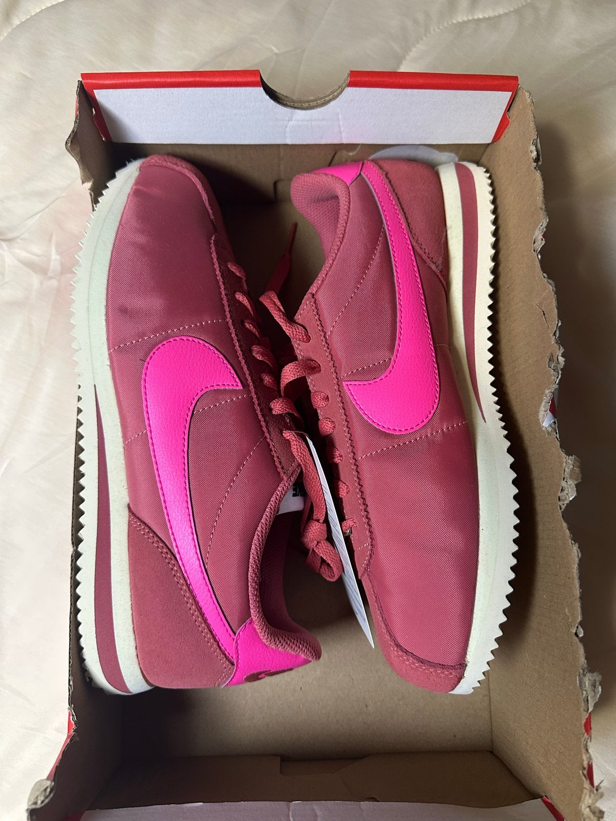 Nieuwe Nike Cortez Sneakers - Roze/Adobe/Hyper Pink, Nieuw, Ophalen of Verzenden, Sneakers of Gympen, Roze