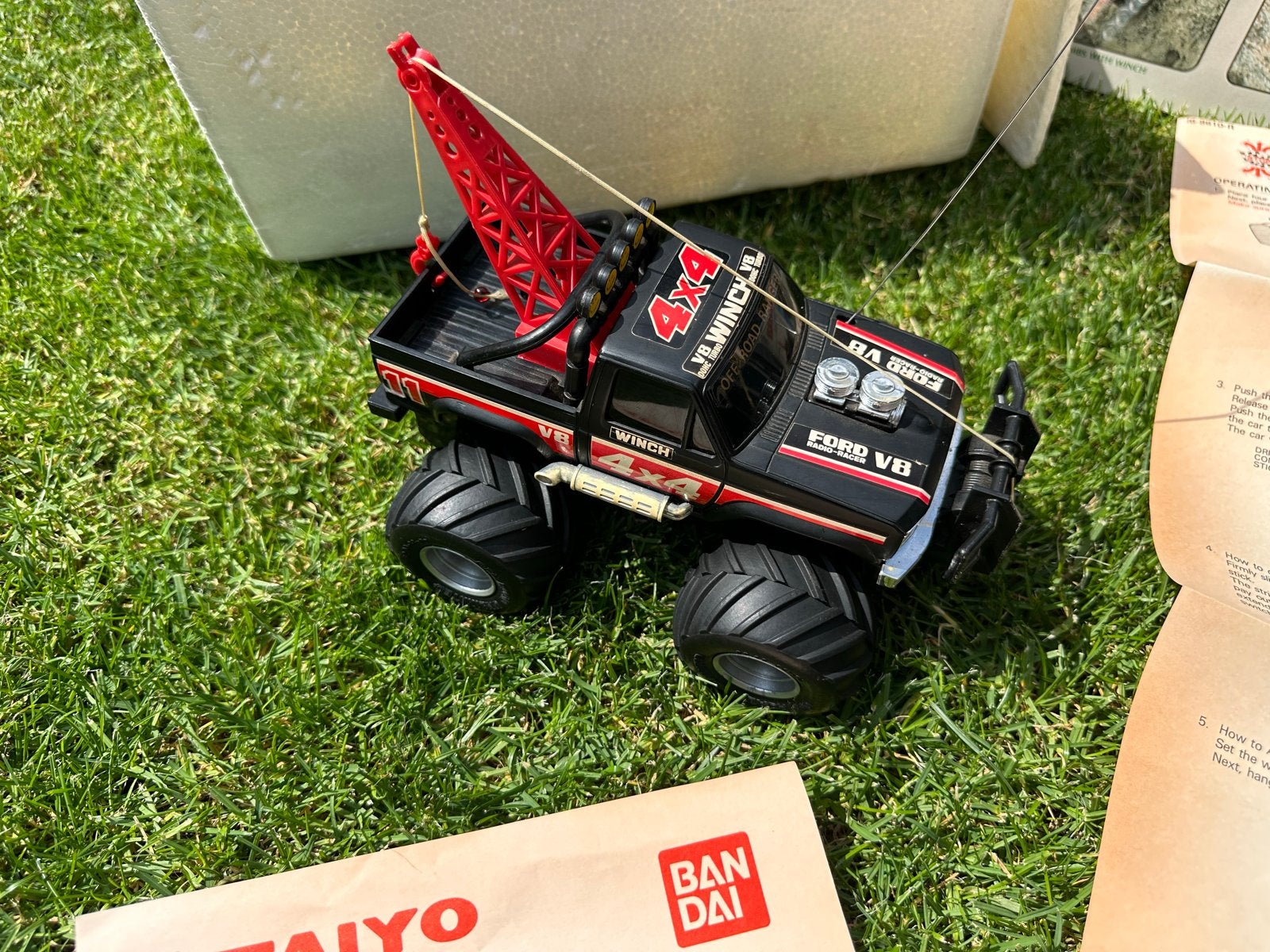Taiyo 4x4 Winch Ford Ranger RC Auto - Vintage & Compleet, Elektro, Auto offroad, Ophalen of Verzenden, Zo goed als nieuw