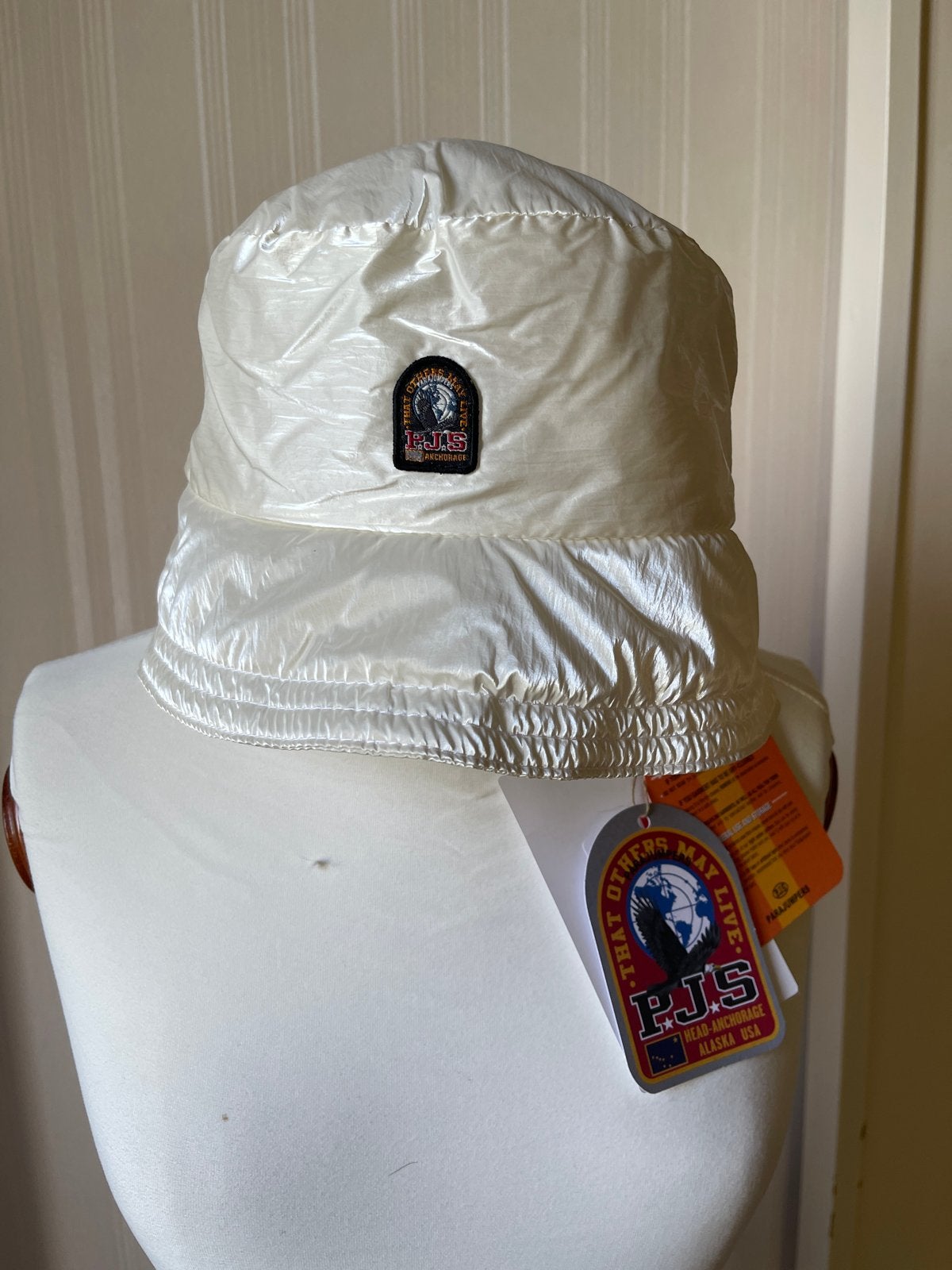 Parajumpers Bucket Hat - Off-White (Nieuw met labels), Ophalen of Verzenden, Nieuw, Hoed