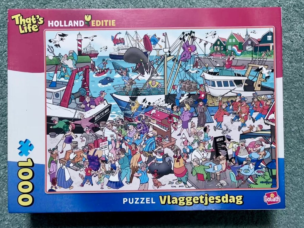That’s life - Vlaggetjesdag, Ophalen of Verzenden, 500 t/m 1500 stukjes, Zo goed als nieuw, Legpuzzel