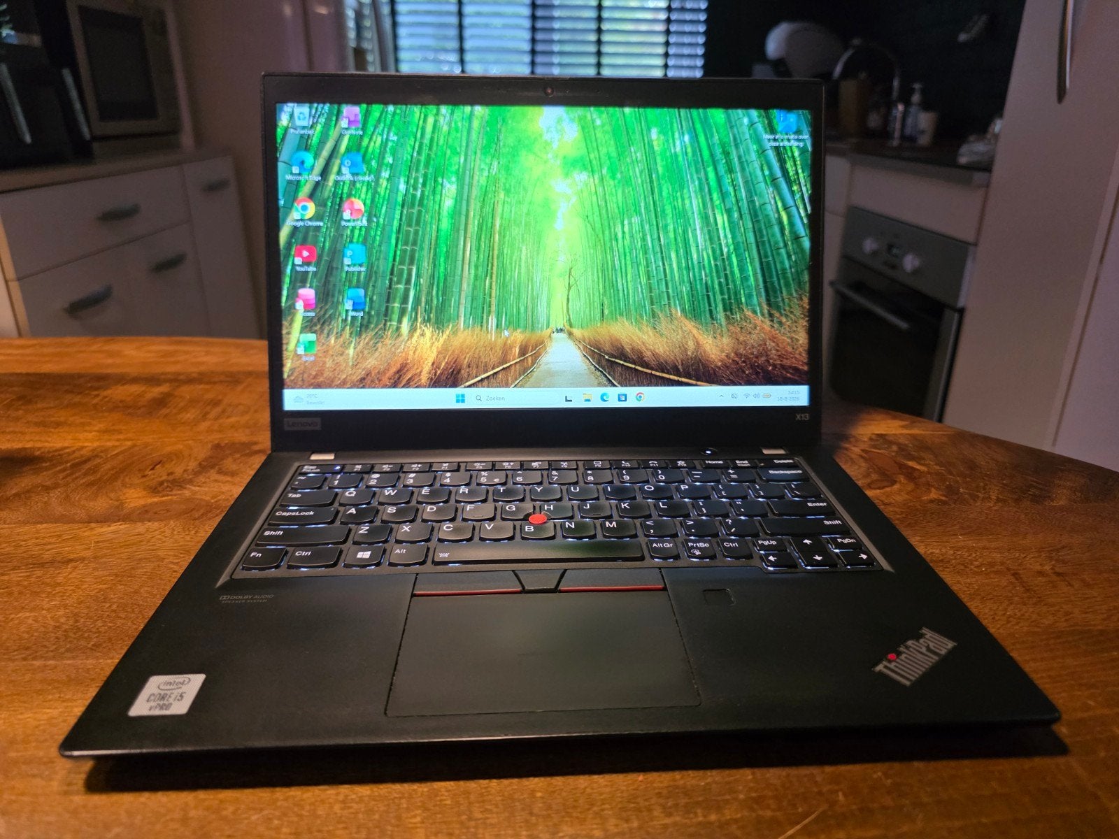 Lenovo Thinkpad X13 G1/i5-10310U/16GB/SSD/W11/Office/Hdmi, 2 tot 3 Ghz, Qwerty, Ophalen of Verzenden, 16 GB