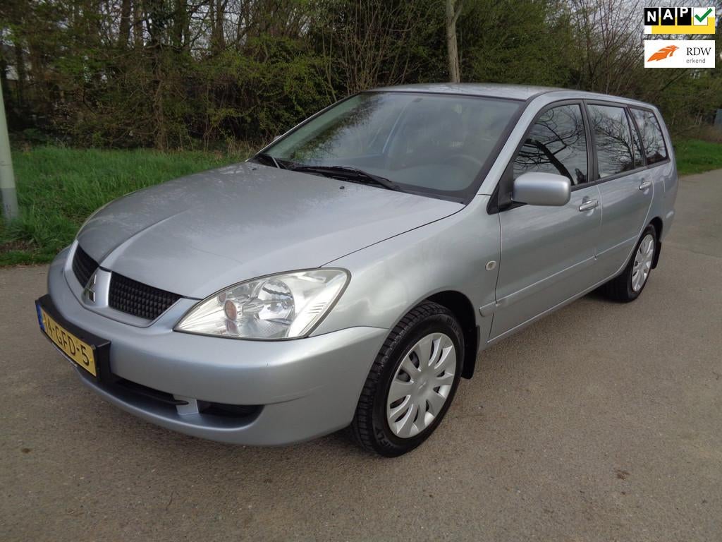 Mitsubishi Lancer Station Wagon 1.6 Inform Airco! Trekhaak!, Auto's, Voorwielaandrijving, Gebruikt, 4 cilinders, 400 kg