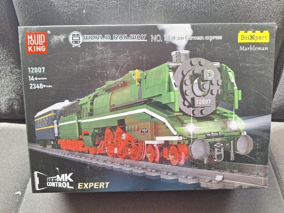 BR18 201 Duitse stoomlok, Trein compatibel Lego, Ophalen of Verzenden, Nieuw, Compleet, Complete set