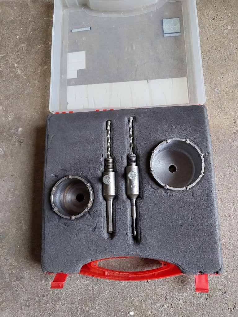 TK: Dozenboor 4 delige set, 68mm en 82mm, Ophalen, Gebruikt, Overige typen