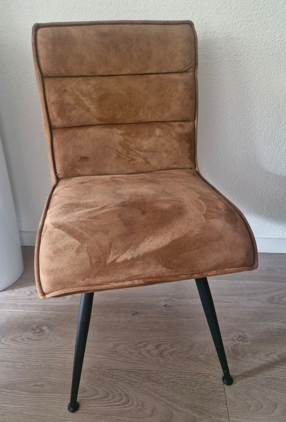 6x Eetkamerstoelen Profijt Meubels, goede staat, Ophalen, Bruin, Zo goed als nieuw, Stof