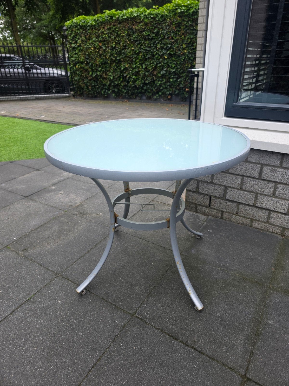 Tafel gratis af te halen, Tuin en Terras, Ophalen, Gebruikt, Rechthoekig, Hout