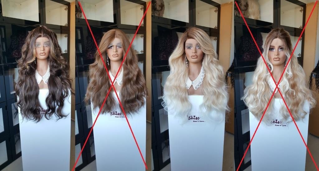 Basic Lace Pruiken - Pruik - Wig - Haar - Lace -, Ophalen of Verzenden, Nieuw, Pruik of Haarverlenging