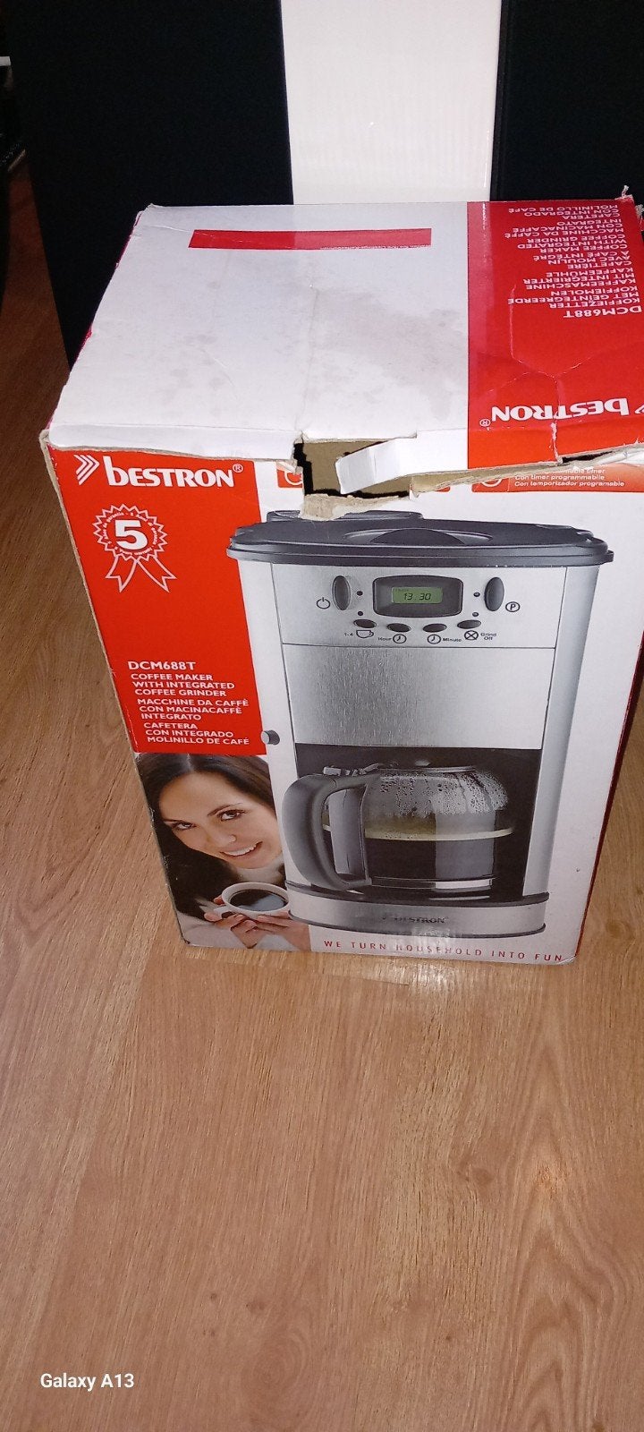 Bestron DCM688T, 10 kopjes of meer, Ophalen of Verzenden, Gemalen koffie