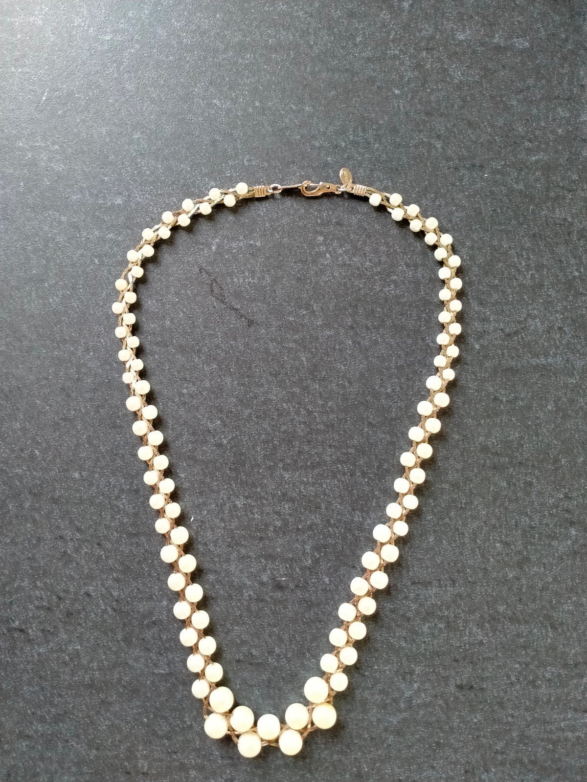 Elegante Vintage parelketting van Monet, vintage stijl, Sieraden, Tassen en Uiterlijk, Ophalen of Verzenden, Zo goed als nieuw