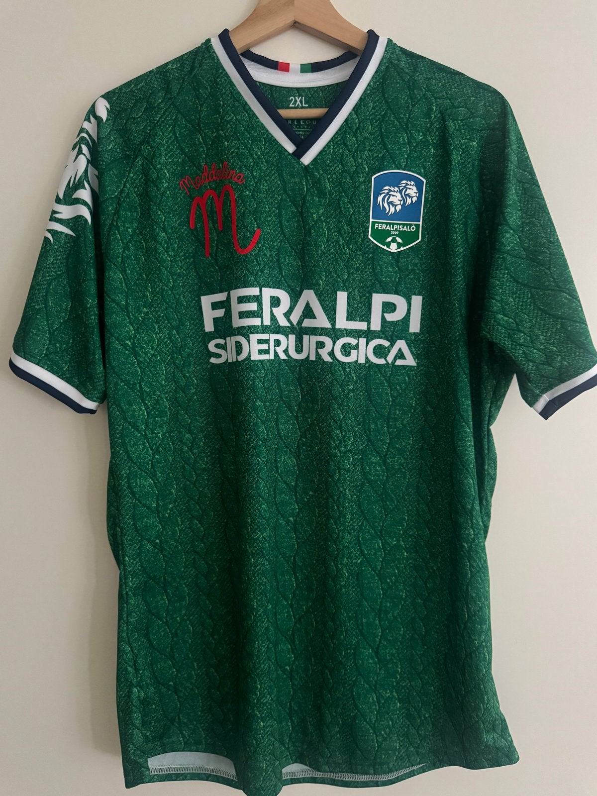 Uniek Feralpisalo Shirt 2XL - Davide Di Molfetta #10, Groter dan maat XL, Ophalen of Verzenden, Zo goed als nieuw, Shirt