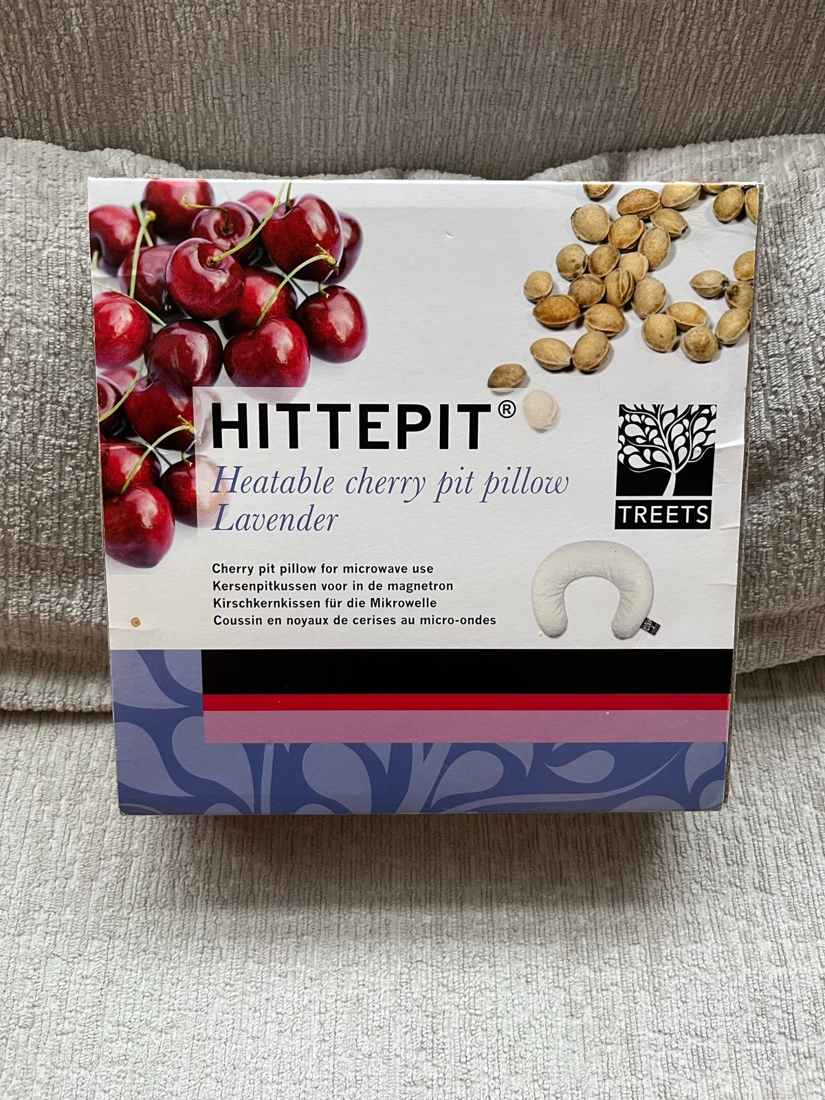 Hittepit Kersenpitkussen Lavendel - Ontspanning & Pijnverlic, Sport en Fitness, Gezondheidsproducten en Wellness, Ophalen of Verzenden
