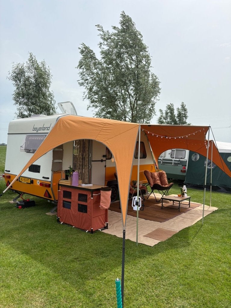 Unieke Caravanityluifel voor iedere caravan/camperbus, Ophalen, Nieuw, Overige merken