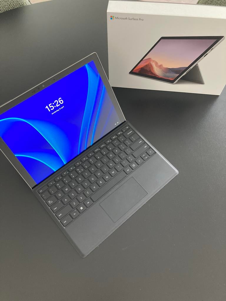 Microsoft Surface Pro 7 - Windows 11 - i5 - 8GB RAM - 128GB, Computers en Software, Windows Tablets, Gebruikt, Wi-Fi, 12 inch