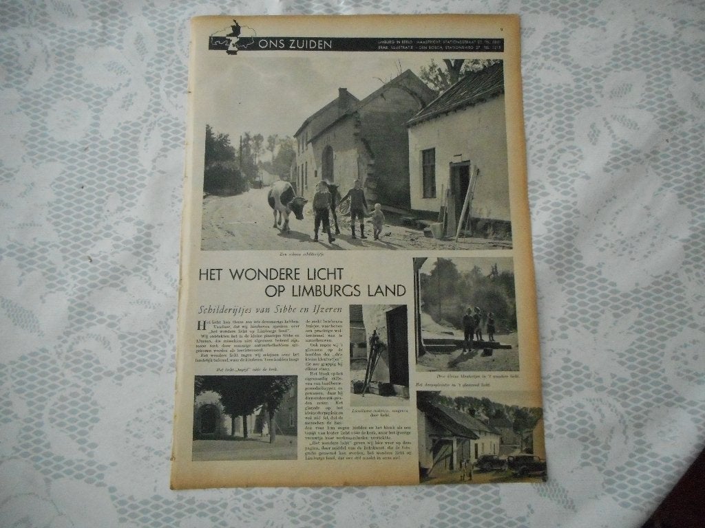 Sibbe en IJzeren. 1937., Ophalen of Verzenden, 1920 tot 1940, Nederland, Knipsel(s)