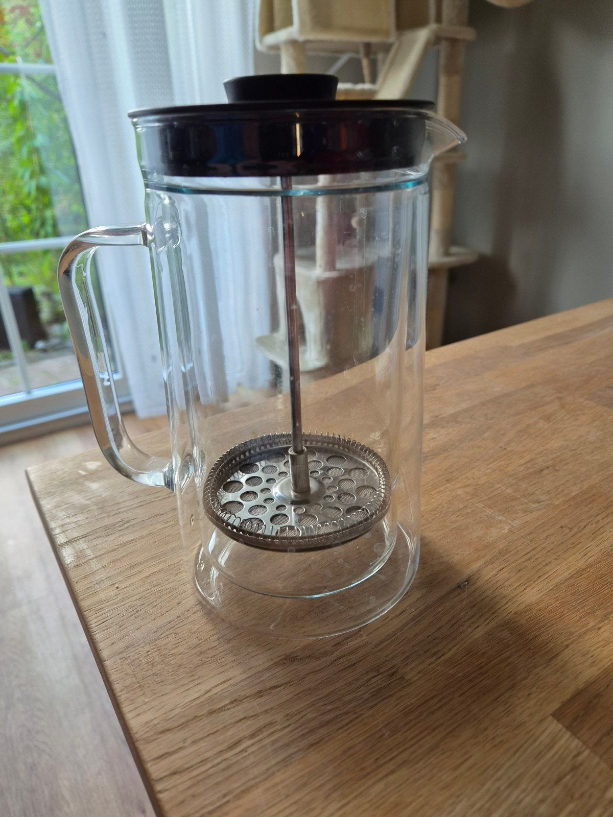 IKEA French Press 1L - Koffie- en theepers, Ophalen of Verzenden, Zo goed als nieuw, IKEA