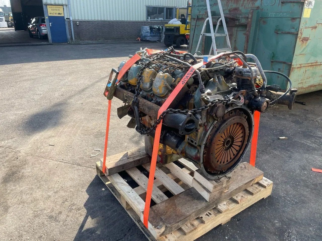 Mercedes-Benz OM422 V8 Truck Engine For 2629 2628 1928 Good, Auto-onderdelen, Ophalen, Gebruikt, Mercedes-Benz