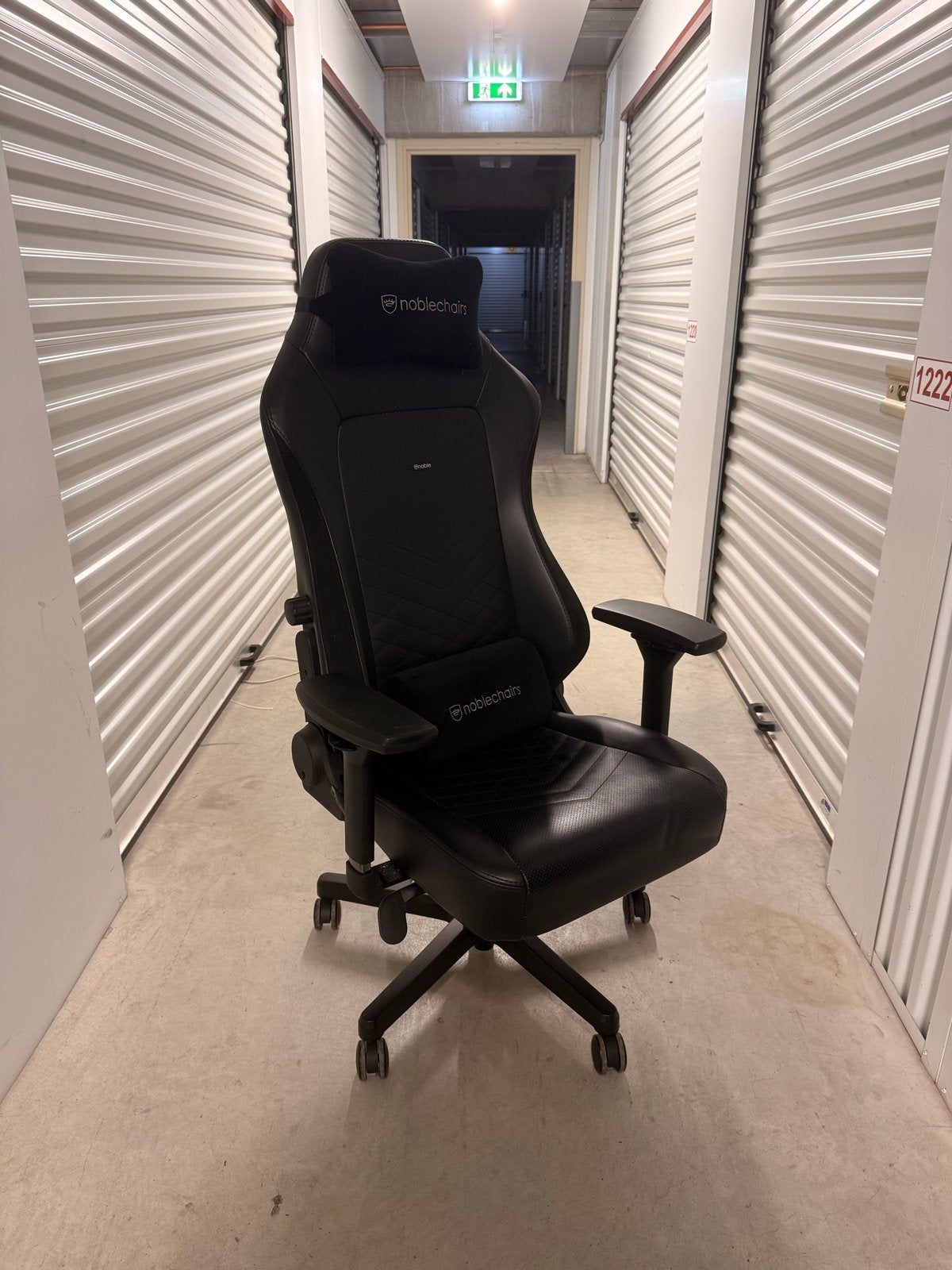 Noblechairs Hero Gaming Stoel - Zwart, Ophalen, Gaming bureaustoel, Zwart, Zo goed als nieuw