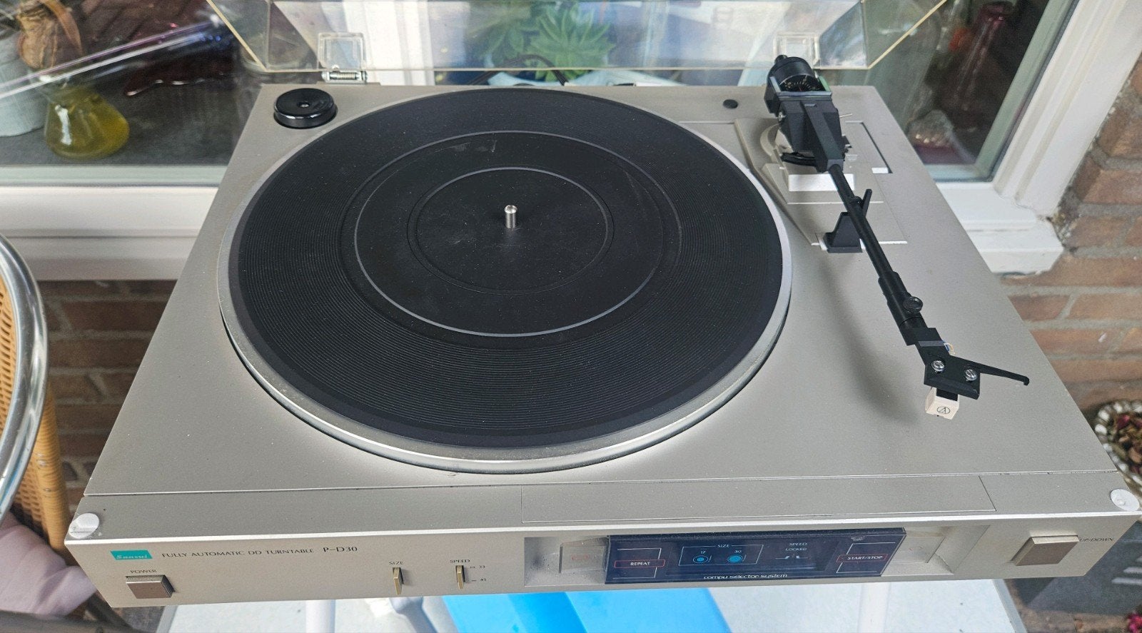 SANSUI PLATENSPELER TYPE P-D30, Overige merken, Automatisch, Ophalen of Verzenden, Zo goed als nieuw