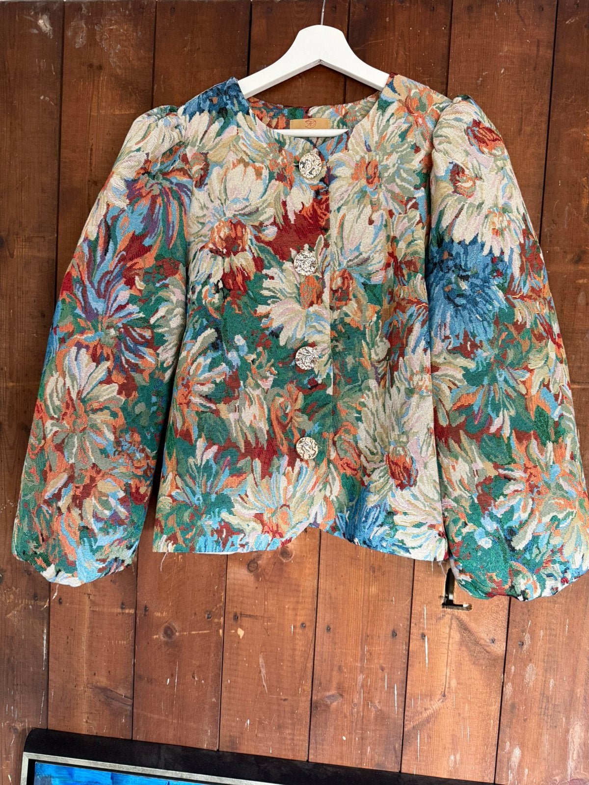 Jasje bloemen M, Ophalen of Verzenden, Nieuw, Maat 38/40 (M), Overige kleuren