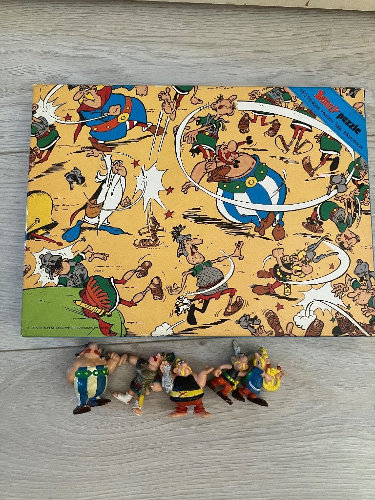 Asterix puzzel en actiefiguurtjes, Ophalen of Verzenden, Asterix en Obelix, Zo goed als nieuw, Overige typen
