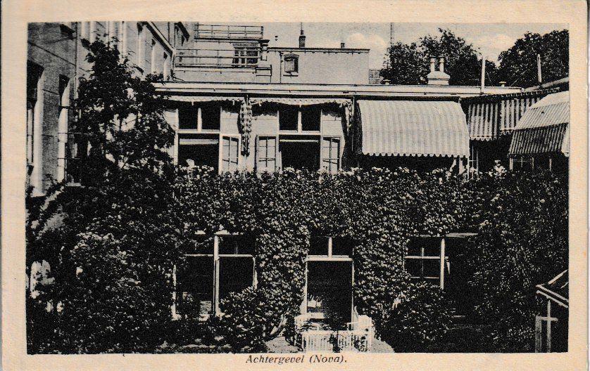 AMSTERDAM - ACHTERGEVEL NOVA, Ophalen of Verzenden, 1920 tot 1940, Ongelopen, Noord-Holland