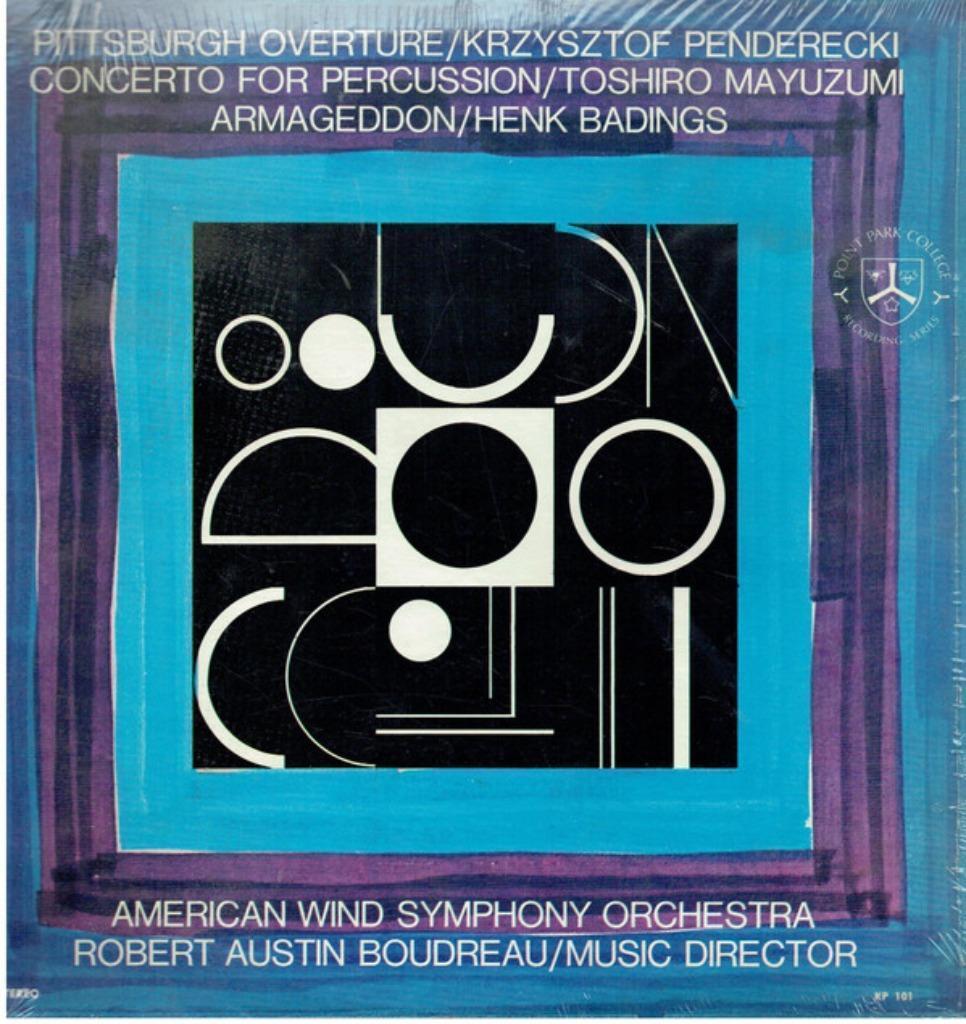 American Wind Symphony Orchestra Henk Badings Boudreau, Ophalen, Kamermuziek, Nieuw in verpakking, 12 inch