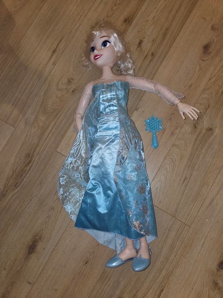 Elsa pop 80cm - Frozen Disney prinses, Kinderen en Baby's, Speelgoed | Poppen, Ophalen of Verzenden