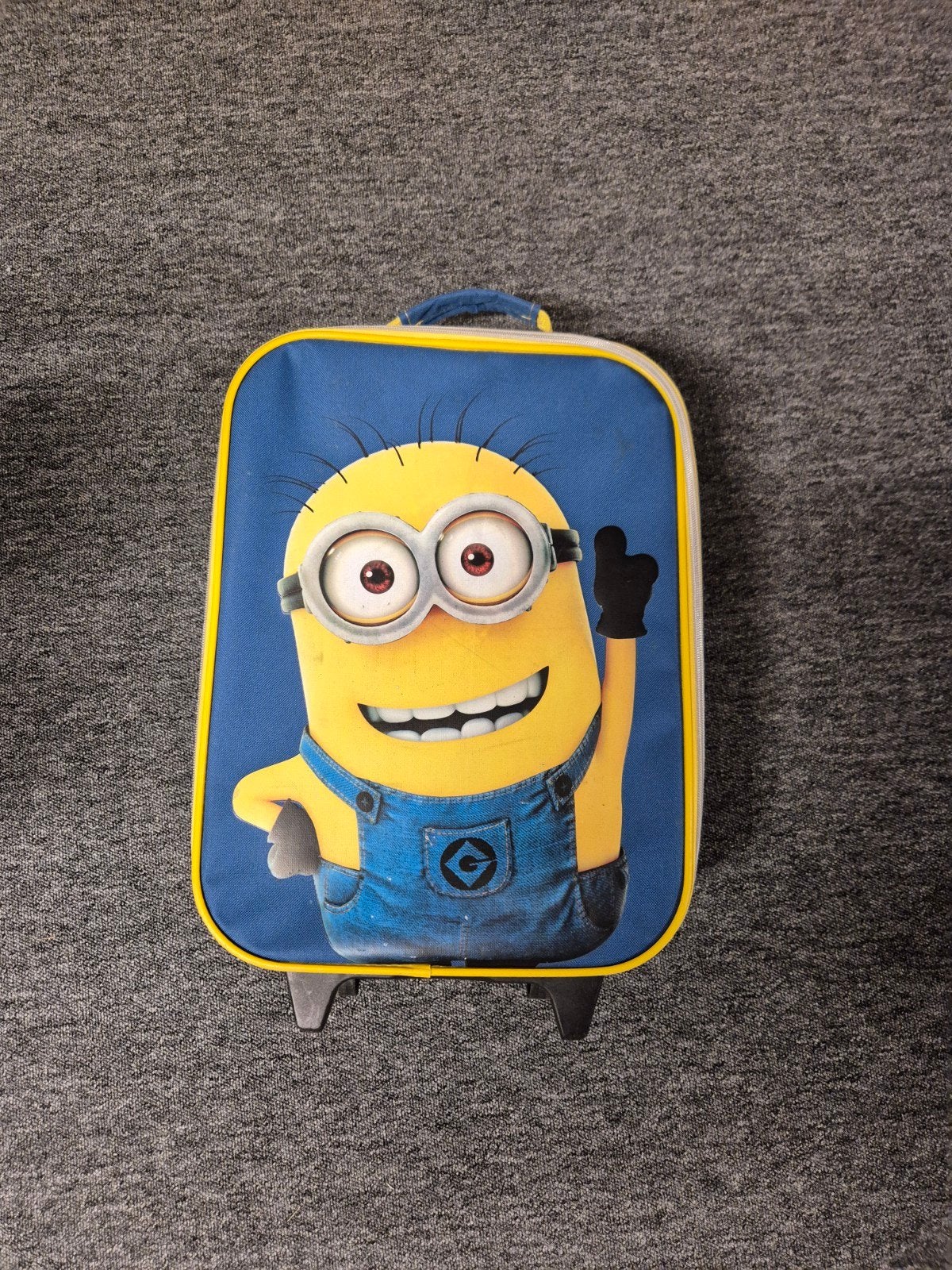 Minions kinderkoffer met wieltjes, Sieraden, Tassen en Uiterlijk, Koffers, Ophalen, Overige materialen, Wieltjes, Gebruikt