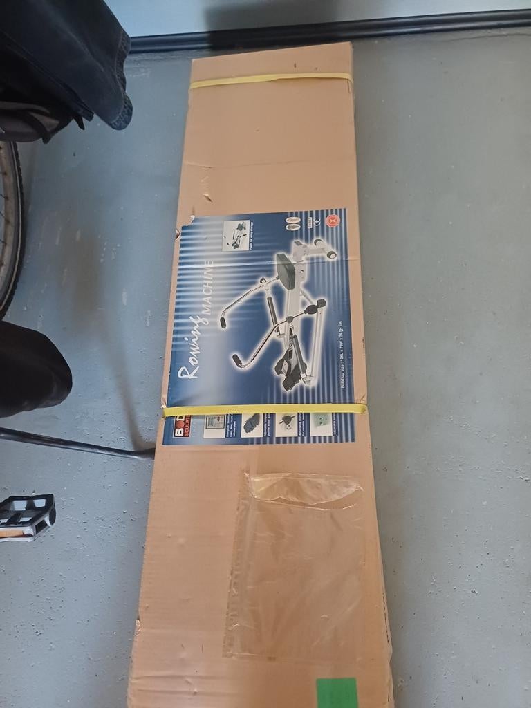 Roeimachine nieuw in doos, Ophalen