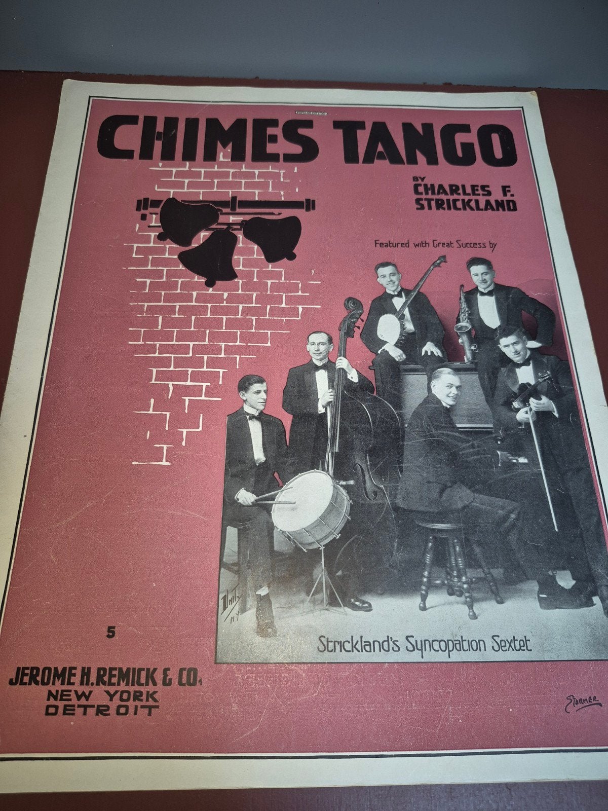 Chimes Tango bladmuziek - Charles F. Strickland, Ophalen of Verzenden
