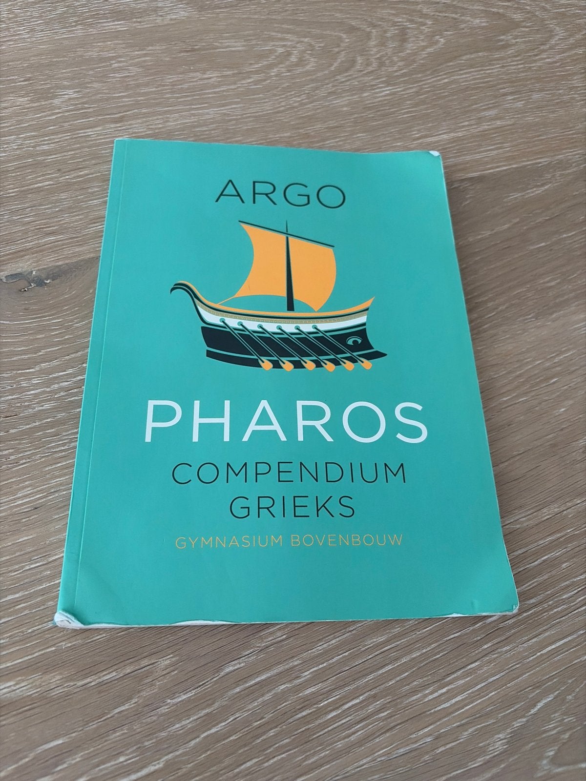 Argo Pharos Compendium Grieks Gymnasium Bovenbouw, Ophalen of Verzenden, Alpha, Gelezen, Overige niveaus