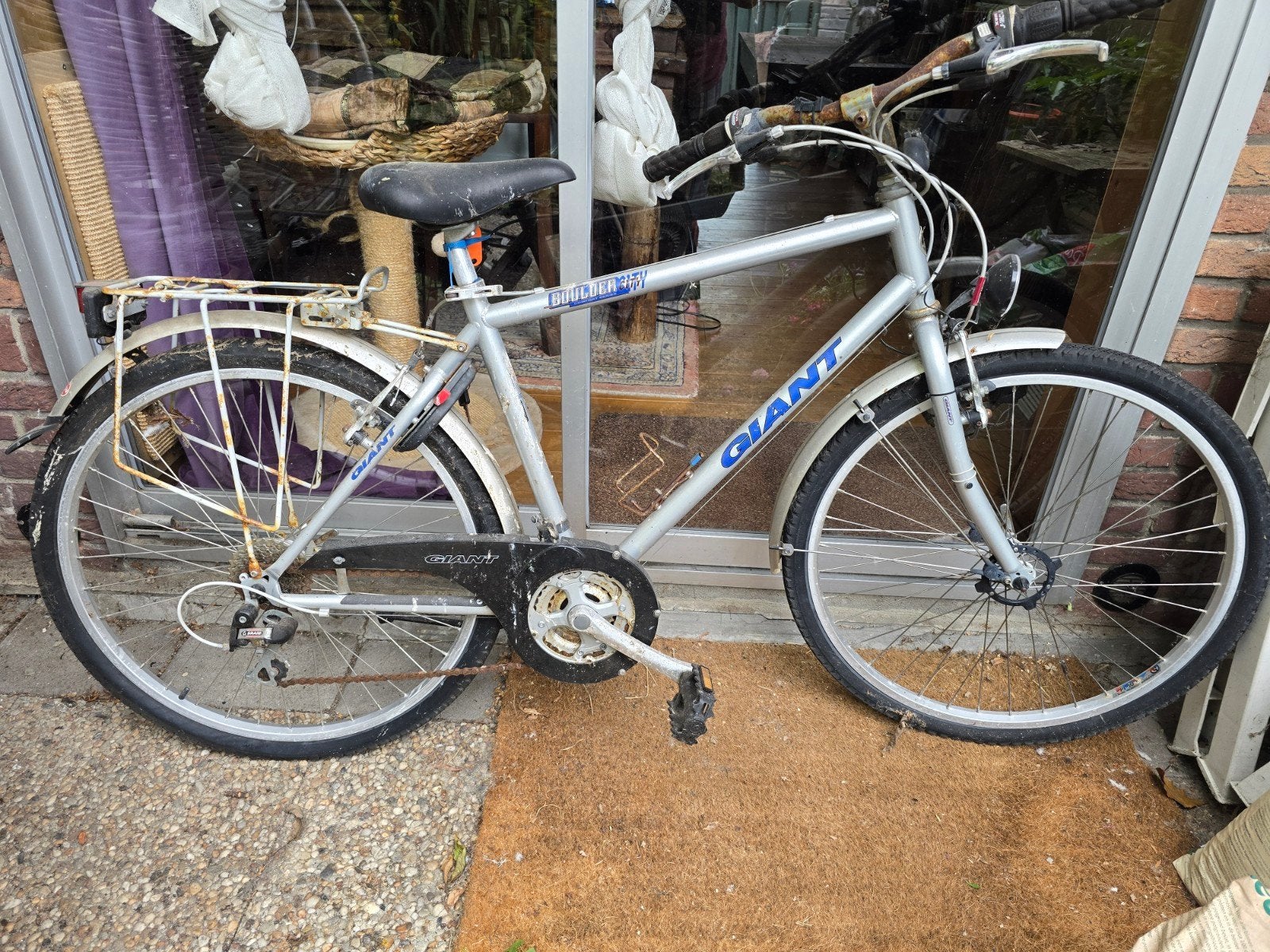 Giant Boulder City Comfort Fiets MBT Mountainbike, Minder dan 49 cm, Ophalen, Gebruikt, Giant
