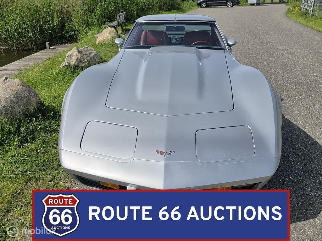 Chevrolet Corvette C3 T-top | 1979 | Route 66 Auctions, Auto's, Oldtimers, Overige carrosserieën, Chevrolet, Zwart, Bedrijf