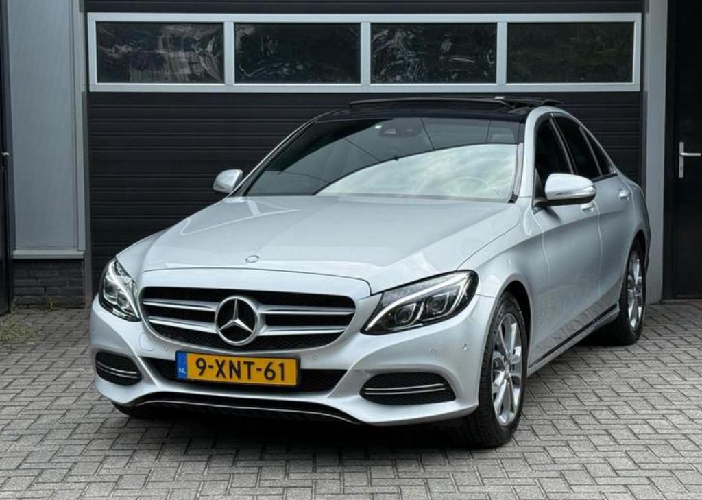 Mercedes-Benz C-Klasse C180 | Automaat 7 | Pano | NAP, Auto's, Automaat, 1800 kg, Zwart, Particulier