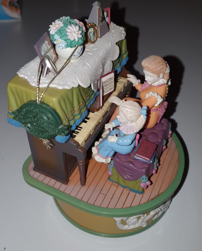 Muziekdoos enesco vintage duo moeder dochter piano 1992, Verzamelen, Ophalen, Zo goed als nieuw