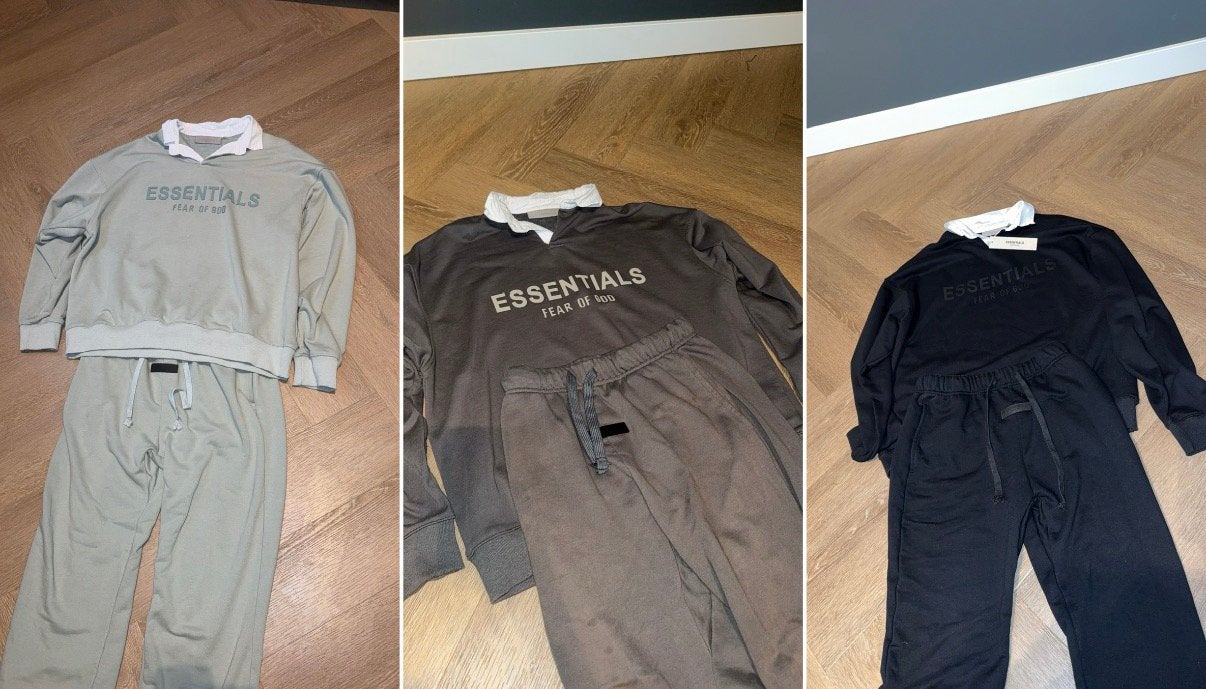 Essentials Fear of God Trainingspakken (3 kleuren) - Maat L, Maat 52/54 (L), Meerkleurig, Ophalen of Verzenden, Gedragen