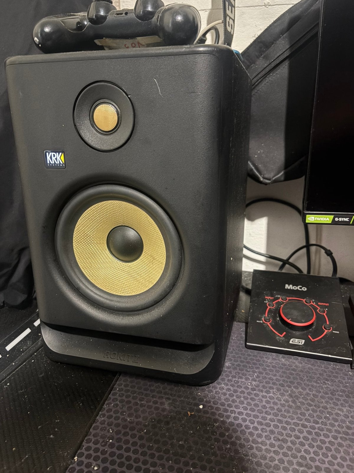 Krk rokit 7 met audio interface, Ophalen, Zo goed als nieuw, Overige merken