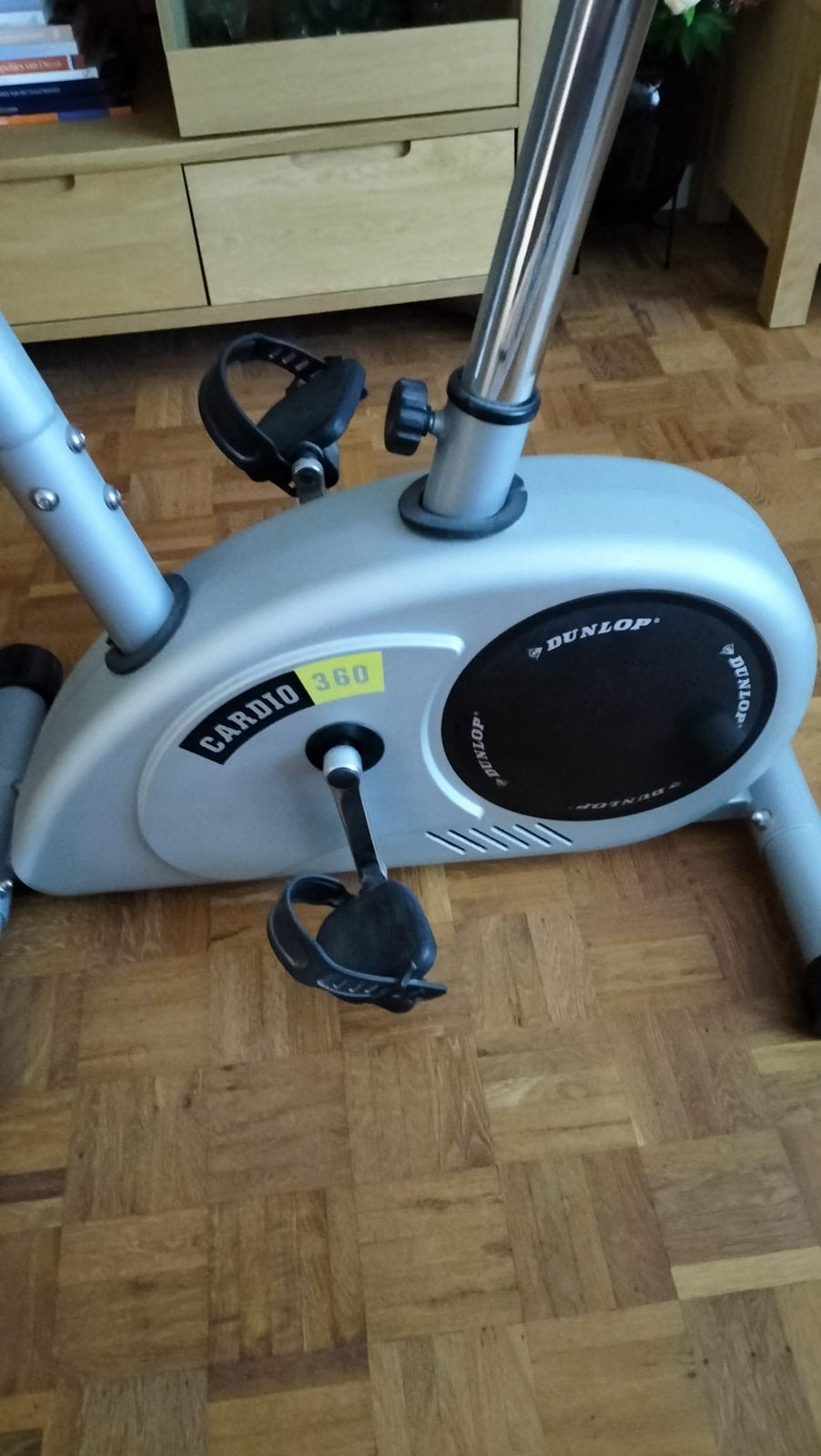 Home trainer dunlop, Sport en Fitness, Fitnessapparatuur, Ophalen, Zo goed als nieuw, Metaal, Benen