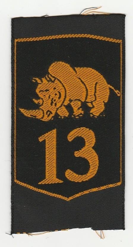 Embleem 13e gemechaniseerde brigade, Verzamelen, Verzenden, Landmacht, Nederland, Embleem of Badge