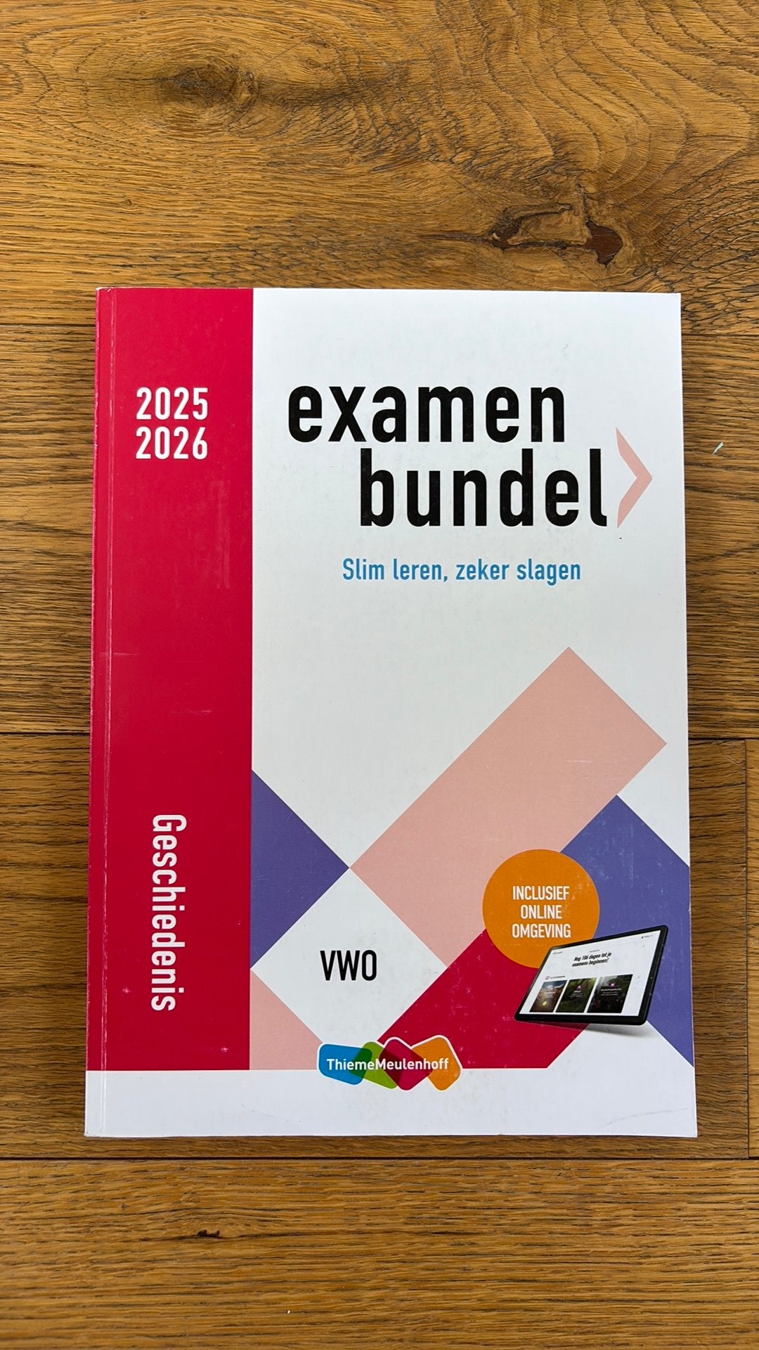 Examenbundel VWO 2025/2026 Geschiedenis, Ophalen of Verzenden, Nieuw, VWO, Geschiedenis
