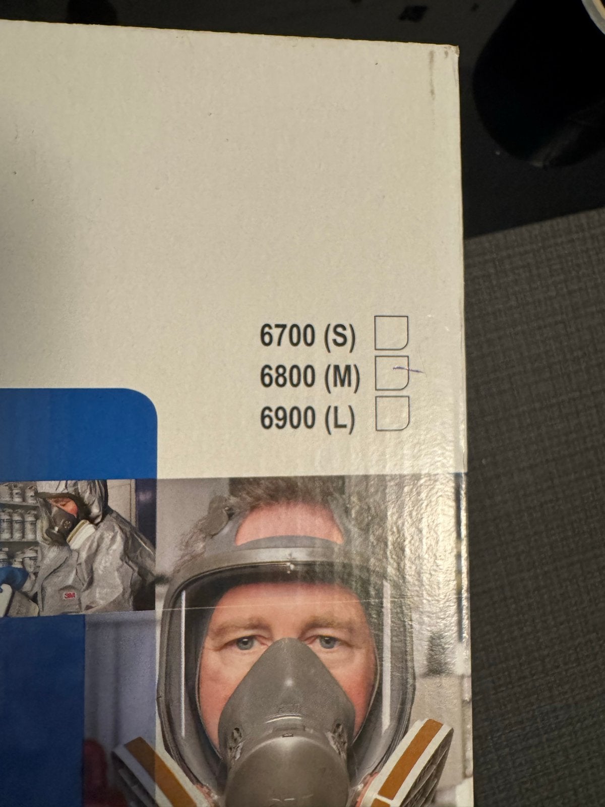 3M Volgelaatsmasker 6000 Serie - Nieuw in doos, Doe-het-zelf en Verbouw, Adembescherming, Ophalen of Verzenden, Nieuw, Volgelaatsmaskers