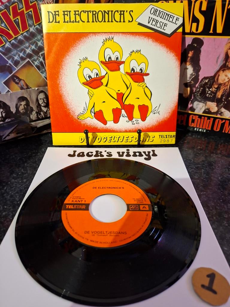 De Electronica's - De Vogeltjesdans (Single)1980/1, Cd's en Dvd's, Vinyl | Nederlandstalig, Ophalen of Verzenden, Zo goed als nieuw