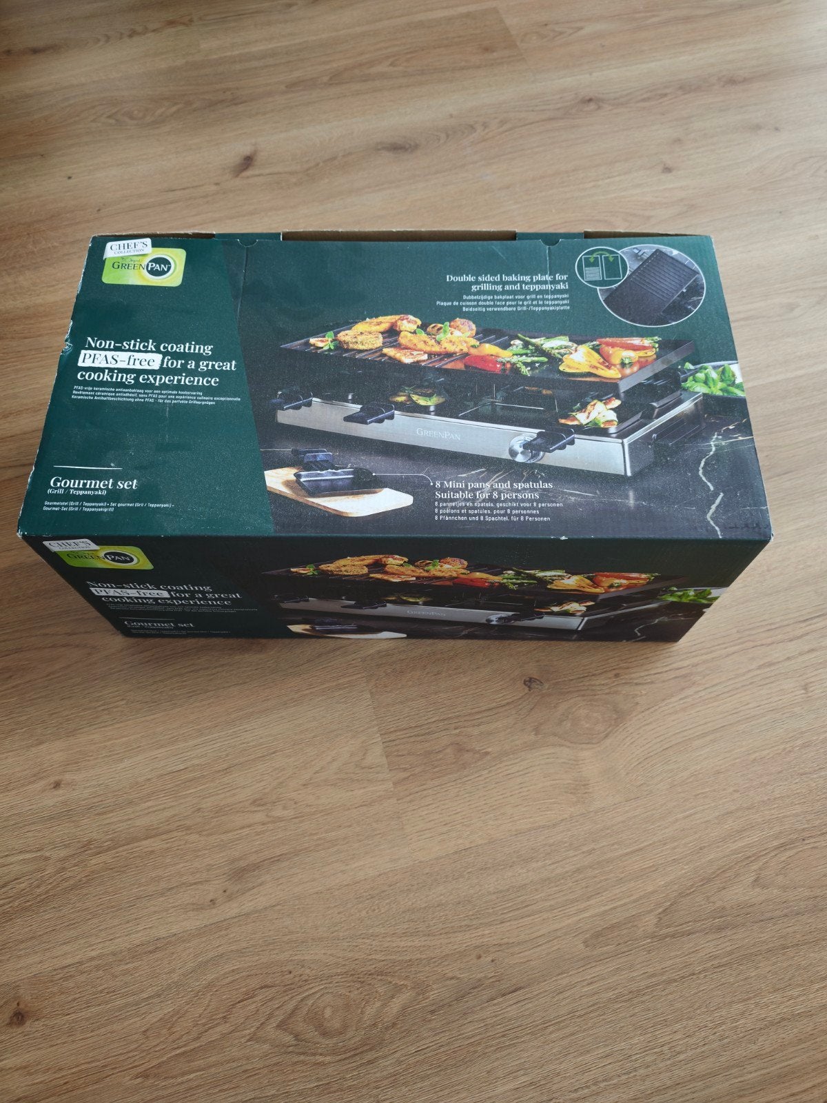 Greenpan gourmet set NIEUW, Ophalen, Nieuw, Tafelgrill
