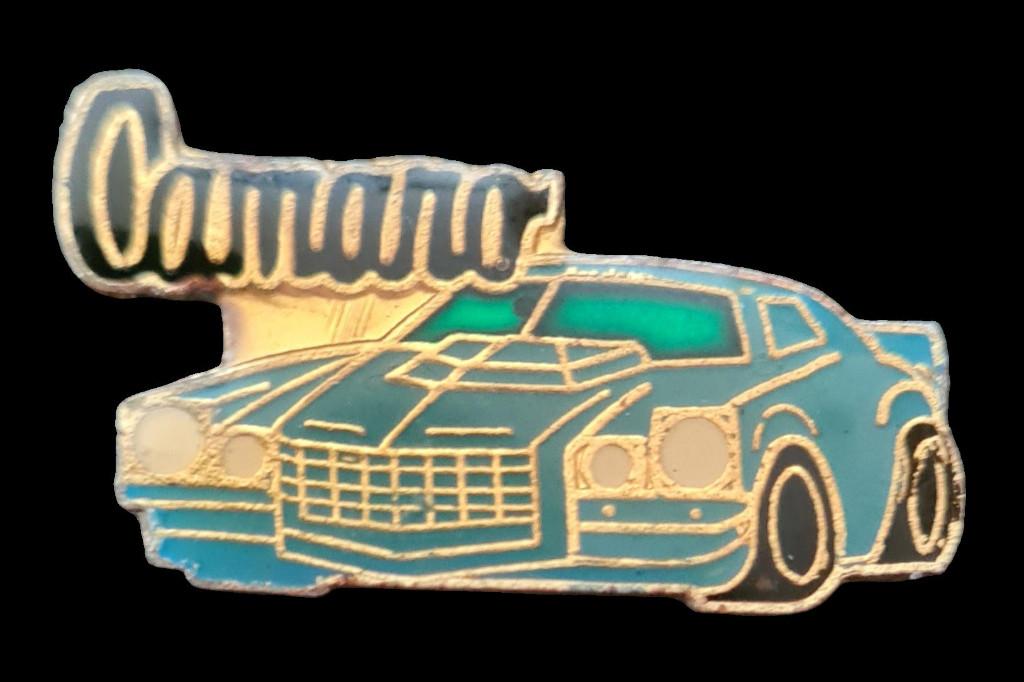 Camaro pin- lichtblauw, Verzenden, Nieuw, Transport, Speldje of Pin