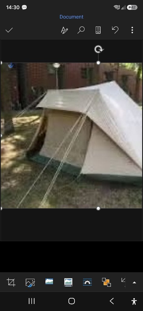 Katoenen retro SLEE Tent orkaan Village, Caravans en Kamperen, Tenten, Ophalen, Gebruikt, Tot en met 4