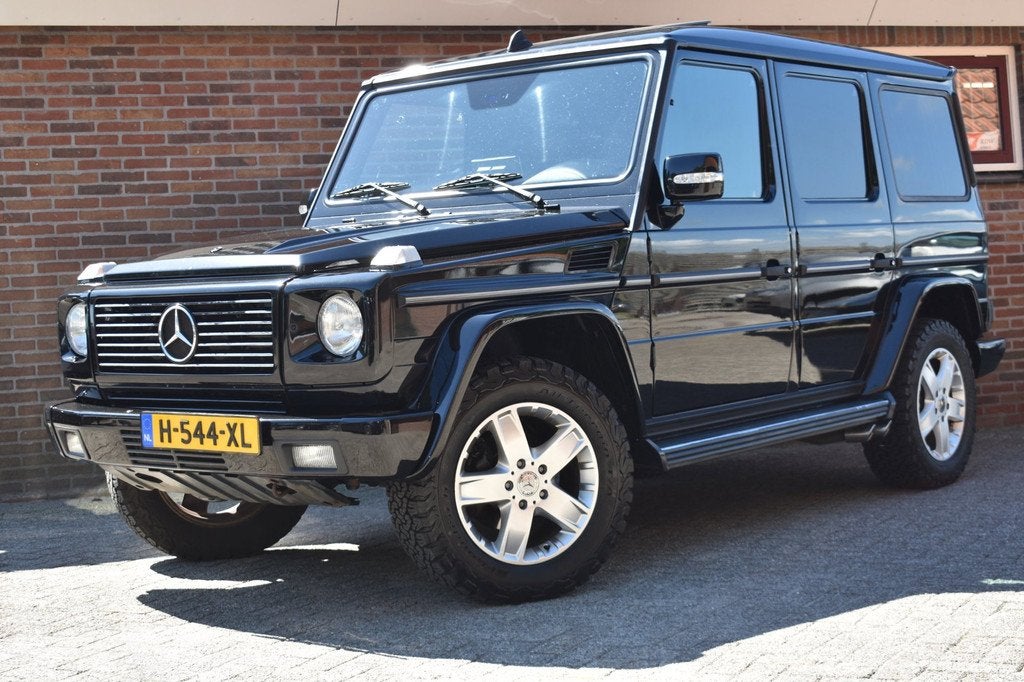 Mercedes-Benz G-klasse 500 St.Wagon '04 Leder Cruise Kantel, Auto's, Mercedes-Benz, Bedrijf, Te koop, G-Klasse, 4x4, ABS, Airbags