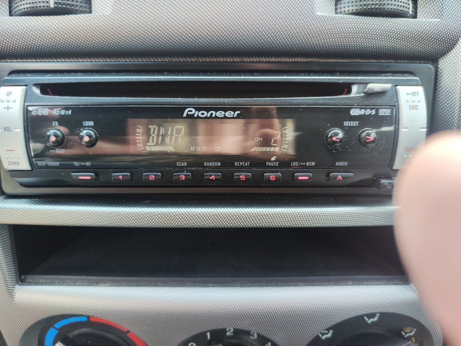 Pioneer radio cd, Ophalen